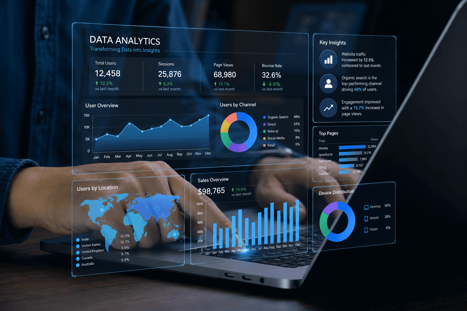 Professional Certificate in Data Analytics with AI